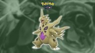 Shiny Mega Tyranitar as seen in the game (Image via Sportskeeda)